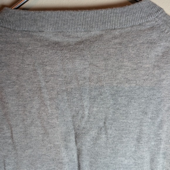 J. Crew Gray Cardigan Sweater V-Neck Classic - Picture 6 of 6